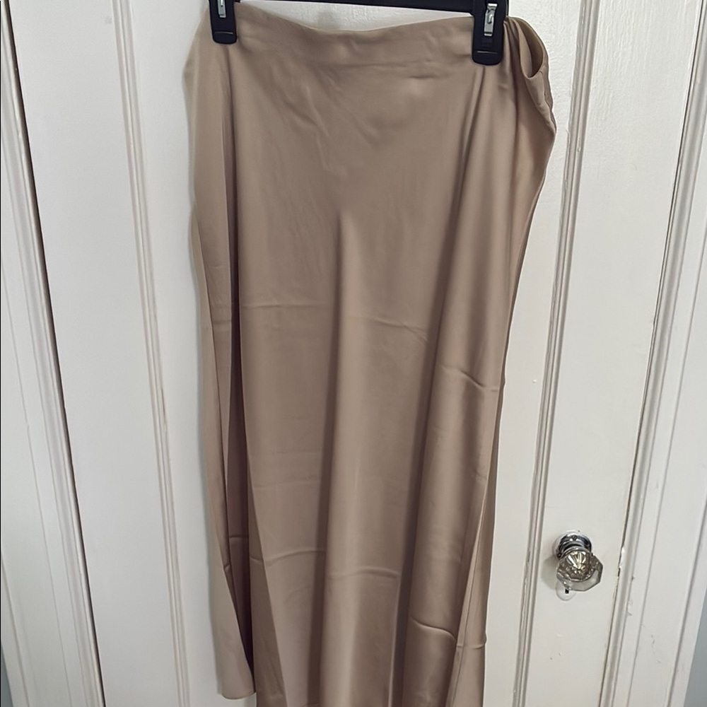 J. Crew Tan Maxi Skirt Casual